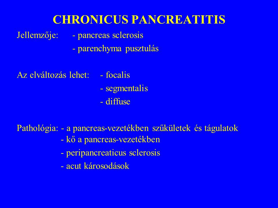 pancreatitis diétája